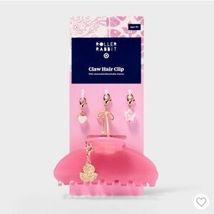 Roller Rabbit x Target Pink Claw Hair Clip with Charms